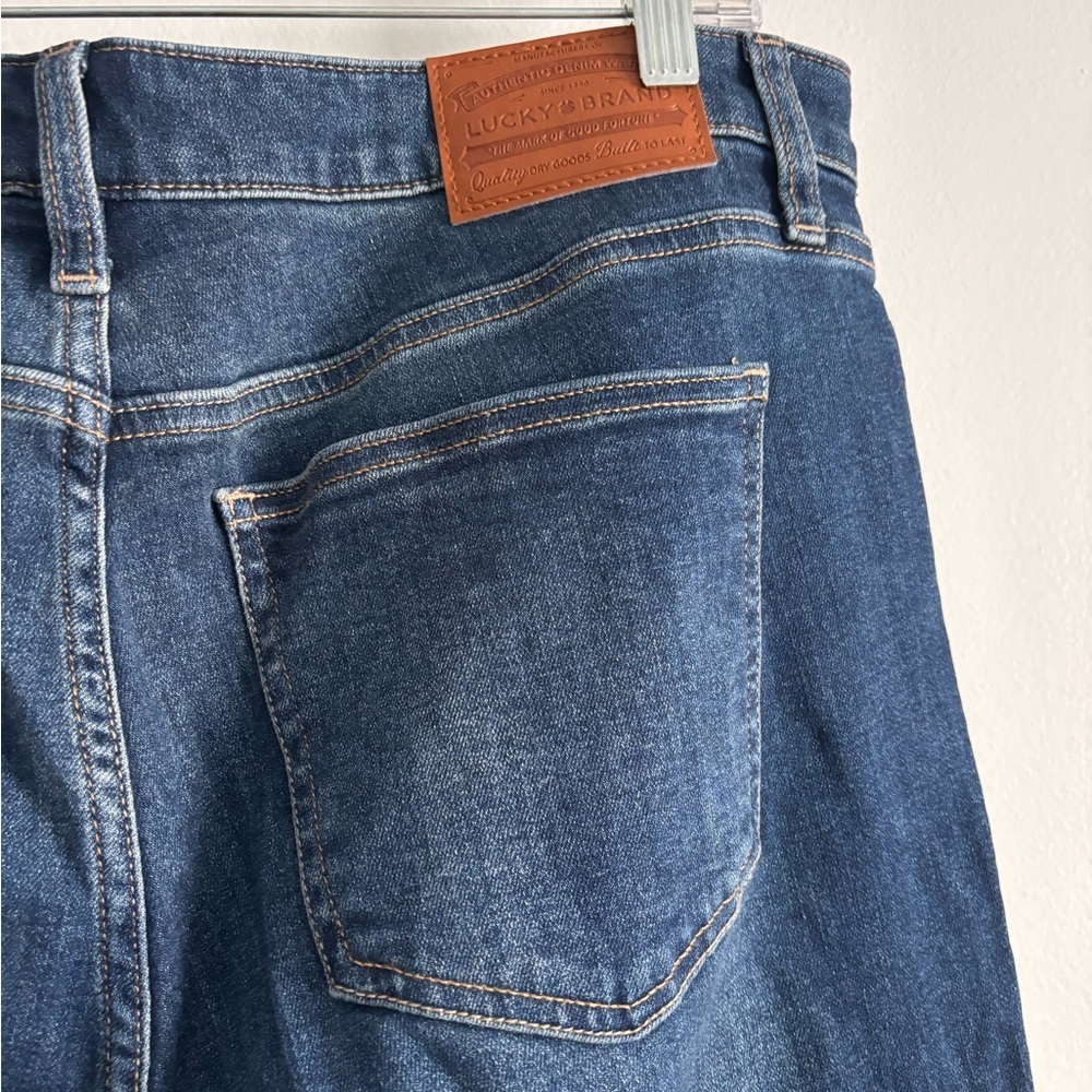 Lucky Brand Dark Blue Hayden Skinny Jeans size 14 - Picture 4 of 6